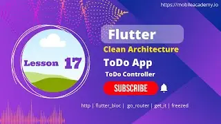 Flutter | Clean Architecture |  ToDo Controller