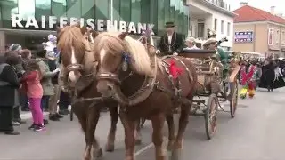 Faschingsumzug in der Alpenstadt Gloggnitz