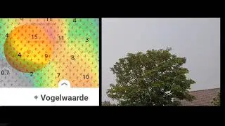 Wateroverlast in Vogelwaarde Zeeland - Reportage 25 juli 2021