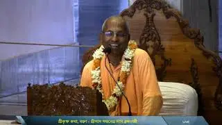 Padmanetra Das jps at mayapur  Krishna katha 20.8.2019
