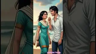 The Sketch and the Tide | Monsoon Love Story in Kerala | कला, समुद्र और एक अधूरी मोहब्बत #shorts