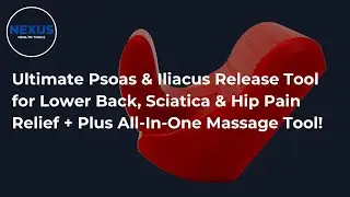 Ultimate Psoas & Iliacus Release Tool-Low Back, Sciatica & Hip Pain Relief ➕ All-In-One Massage Tool