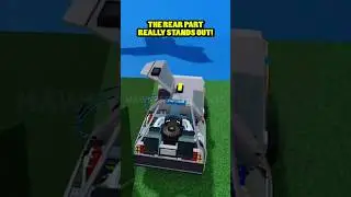 Roblox Build a Boat for Treasure Back to the Future Car Nice details! #babft #roblox