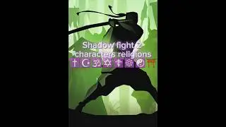 Shadow fight 2 characters religions✝️☪️🕉️✡️☦️☸️☯️⛩️ #shadowfight2 #religion #shorts