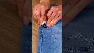 TIDAK BOLEH! Jeans Kesayangan Meninggalkan Saya! 😱| Solusi DIY Seru #shorts