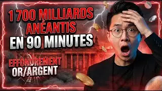 OR ET ARGENT S'EFFONDRENT: 1,7 Billion $ EFFACÉ en 90 Minutes (Voici Pourquoi)