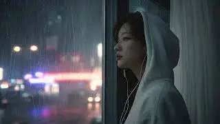 Rainy Mood ASMR 🌙 Piano | A Moody Girl Lost in Rainy Thoughts | Watching the Rain | Relax & Chill