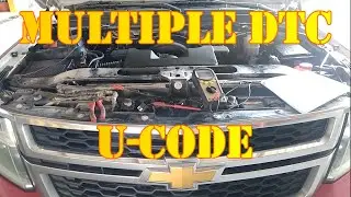 NACHAMBAHAN MULTIPLE DTC U-CODE U0126/U0151/U0100/U0073/U0077/U0121/U0415/U0544/P257F