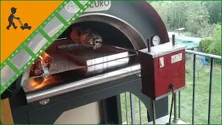 Forno a legna AgriEuro Cibus 80x60 rosso: funzionamento della struttura super resistente in acciaio