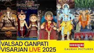 Valsad Ganpati visarjan live 2025 @gaurav_pictures