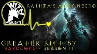 [HARDCORE] S11 Rathma's Army Necromancer GR87 Infernal Maiden - NO ESOTERIC / INTENSE START