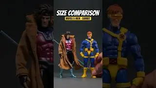 Size Comparison: Mafex X-Men - Gambit #marvel #xmen #comparison