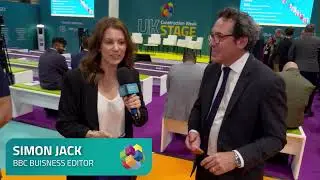 BBC's Simon Jack at UK Construction Week Birmingham 2022