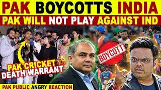 NO IND🇮🇳 vs PAK🇵🇰 | PAKISTAN BOYCOTTS INDIA MATCH IN T20 WORLD CUP 2026 | PAK PUBLIC REACTION