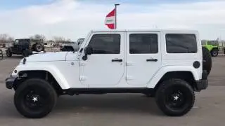 2015 JEEP WRANGLER 4 DOOR UNLIMITED X SAHARA 4WD WALK AROUND SOLD! 6T344A