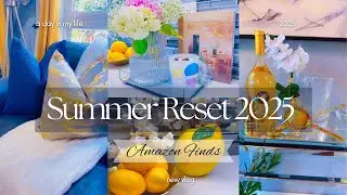 SUMMER RESET PT2 🌼|| TRYING OUT MY AMAZON FIND | AFFORDABLE HOME DECOR HAUL + Clean With Me #decor