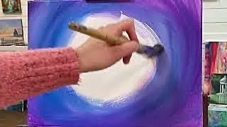 Acrylic Painting Tutorial | Lighthouse Fantasy Window