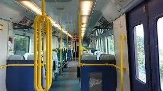 On Board an IE 29000 Class Commuter Train - Killiney to Dalkey, Dublin
