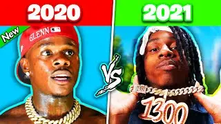 RAP SONGS THAT WERE POPULAR IN 2020 vs RAP SONGS THAT WERE POPULAR IN 2021