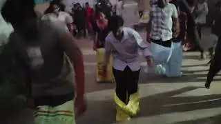 Sack race #village #pongal #festival 