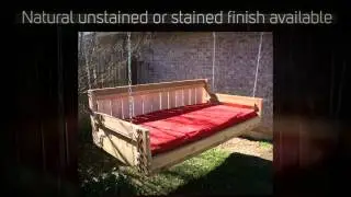 TMP Outdoor Furniture Country Red Cedar Daybed Swing