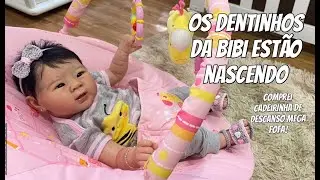 OS DENTINHOS DA BIBI ESTÃO NASCENDO E ELA ESTA BABANDO - BEBÊ REBORN