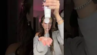 PM AFTER SHOWER HAIR ROUTINE🎀🫧✨🪞 #hairroutine #haircare #nightroutine