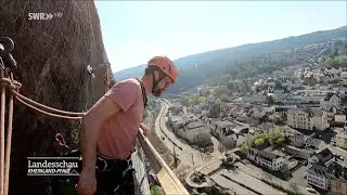 Idar  Oberstein 2020: Die gef&auml;hrliche Arbeit an der Felsenkirche