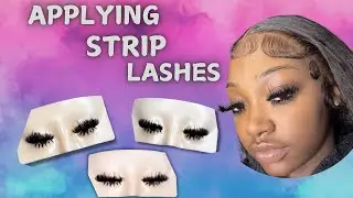 How to apply strip lashes: TOP & BOTTOM