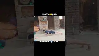 Day-(81/90)Winter Arc🥶 Challenge#shorts #fitness #workout #winterarcchallenge