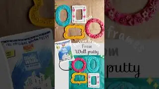 WAOO!! I made *vintage FRAMES* for this DIWALI 🪔 From WALL PUTTY✨🤭#diy #craft #diwali #ytshorts