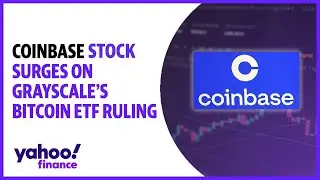 Coinbase stock surges on Grayscale's bitcoin ETF ruling