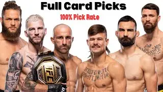 UFC 325 Volkanovski vs Lopes 2 FULL Card Predictions & Breakdown