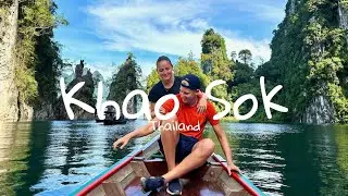 KHAO SOK, THAILAND🇹🇭 | SLAPEN IN DRIJVENDE HUISJES OP HET CHEOW LAN MEER | WERELDREIS VLOG 20