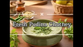 ताजी पुदिना चटणी | Fresh Mint Coriander Chutney Recipe | Easy Pudina Chutney for Snacks