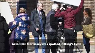 Neil Morrissey films scenes for ITV drama Unforgotten in Norfolk