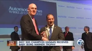 Indy 500 winner Tony Kanaan receives 
