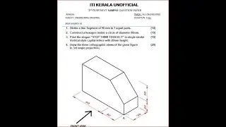 ITI 1st year engineering drawing sample question paper