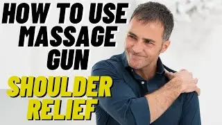 How to do a shoulder pain relief massage with the Massage gun