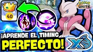 ⭐SOLO si lo MEGA EVOLUCIONAS con el combo CORRECTO, MEWTWO X VUELVE a BRILLAR | POKEMON UNITE