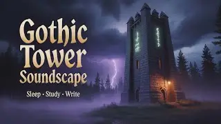 Necromancer&rsquo;s Tower 🏰⚡ | Dark Fantasy Gothic Ambience | Sleep &bull; Study &bull; Write