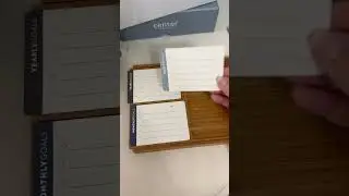 Goal setting system + display center from Amazon! #goalsetting #goal #plannergirl