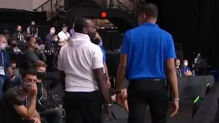 Sequence with Rondo's brother escorted out of the game 5 | Rockets vs Lakers | September 12  2020