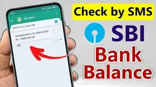 SBI Bank Balance Check | How to Check SBI Bank Balance in Mobile | SBI Ka Balance Kaise Check Kare