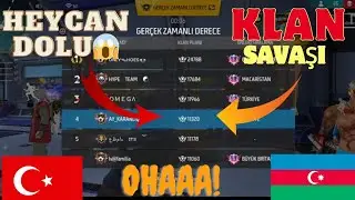 EFSANE KLAN SAVAŞI⚔️ HEYCAN DOLU MAÇ 🔥FREE FİRE #freefire