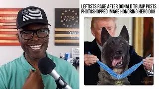 Blue Check Twitter Leftists MAD At Trump's Hero Dog MEME!
