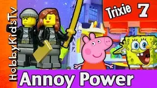 Time Warp Trixie Episode 7! Imaginext Batman + Spongebob by HobbyKidsTV