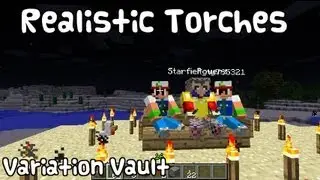 Minecraft Bukkit Plugin - Realistic Torches - Torches that go out!