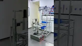 SUNQIT AGV transport material automatically between flow rack or workbench, reduce labor operation.