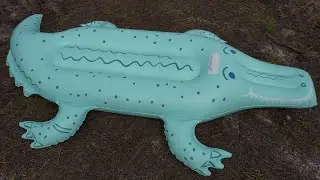 Sun Squad Crocodile Ride-On Pool Float from Target